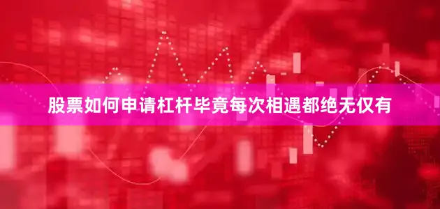 股票如何申请杠杆毕竟每次相遇都绝无仅有