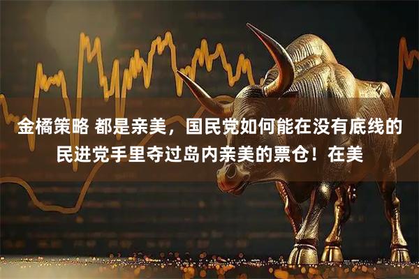 金橘策略 都是亲美，国民党如何能在没有底线的民进党手里夺过岛内亲美的票仓！在美